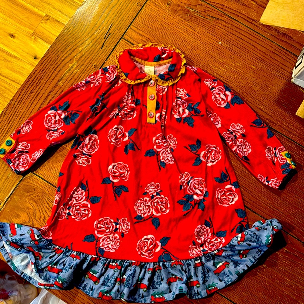 Matilda Jane size 2 girls nightgown flannel pj’s
